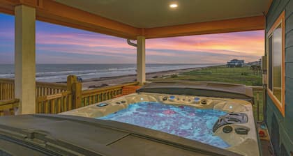 Front Row Pool - chilled & heated - hot tub- beachfront