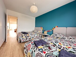 2 habitaciones, cuna de viaje y wifi gratis 