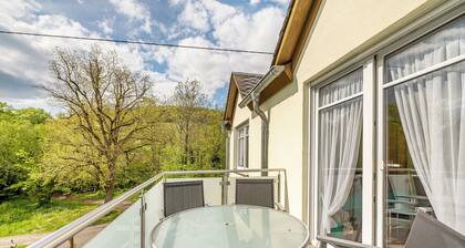 Appartement 'GĂ€stehaus MĂŒhlenhof - Riesling' avec terrasse privĂ©e, jardin privĂ© et Wi-Fi
