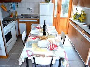 House, 2 Bedrooms, Smoking, Balcony | Private kitchen - Villetta Carlotta Air-conditioned House on two Levels in San Foca (Melendugno)