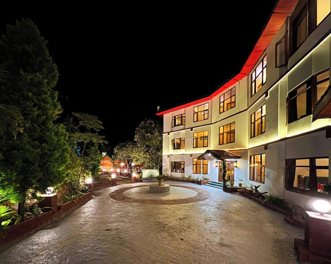 Voorkant van accommodatie