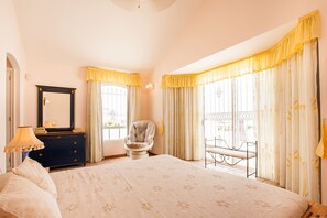 4 bedrooms, in-room safe, iron/ironing board, travel cot