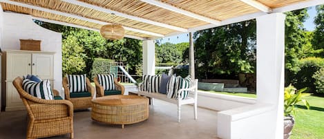 Family House, 4 Bedrooms, Garden View | Terrace/patio