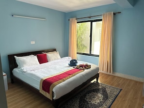 Standard Double Room | Memory foam beds, desk, laptop workspace, soundproofing - PS Boutique Hotel (Kathmandu)