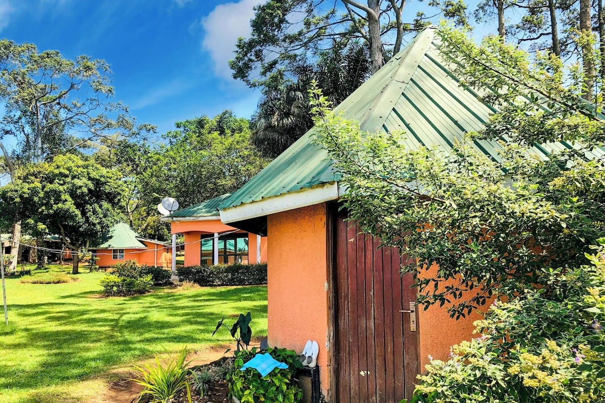 Basic Single Room, 1 Bedroom, Garden View, Garden Area | Bathroom | Towels, soap, toilet paper