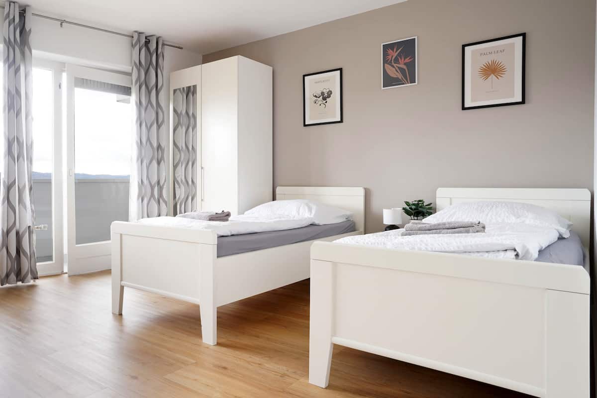 Departamento Deluxe, 2 camas individuales | 1 habitación, escritorio y wifi gratis