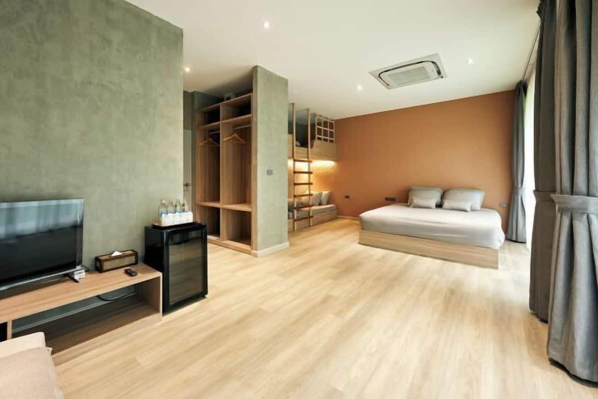 1 habitación, minibar, wifi gratis y ropa de cama 