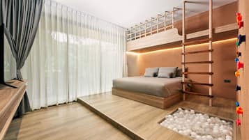Family Room 3 | 1 dormitorio, minibar, wifi gratis y ropa de cama