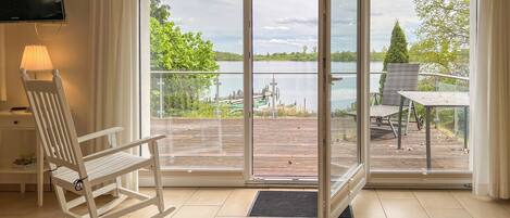 Blick von der Unterkunft