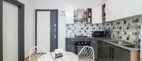 Microwave, oven, stovetop