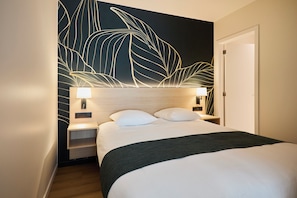 1 habitación, ropa de cama de alta calidad y colchones con pillow-top