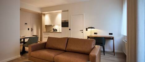 Apartment | Living area | 43-inch Smart TV with cable channels, Netflix, streaming services