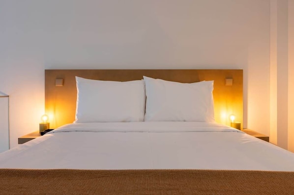 1 bedroom, iron/ironing board, travel crib, WiFi