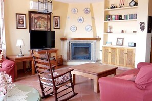 Fireplace, table tennis