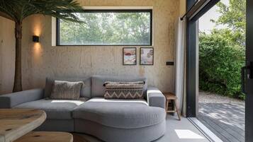 Een televisie en boeken