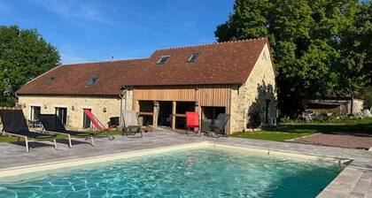 Luxury Retreat: Heated Pool, Jacuzzi, Fitness, Near Le Mans