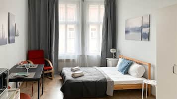 经典公寓 | 1 多间卧室、遮光窗帘、熨斗/熨板、免费 WiFi