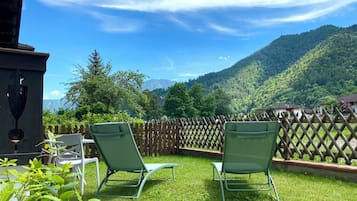 Standardzimmer, Terrasse, Gartenblick