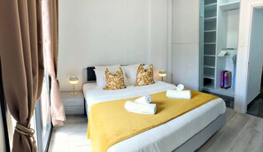 3 slaapkamers, een strijkplank/strijkijzer, wifi, beddengoed