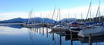 Pura's Haus am Chiemsee: Sonnenuntergang & Dschungel