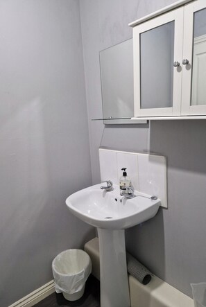 Apartment | Bathroom | Combined shower/tub, deep soaking tub, free toiletries, hair dryer