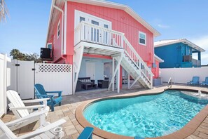 Pool - ☀️Private Pool-Pet Friendly-Short Walk to Beach-Montishello on Jefferson☀️ (Fort Myers Beach)