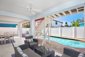 Pool - ☀️Private Pool-Pet Friendly-Short Walk to Beach-Montishello on Jefferson☀️ (Fort Myers Beach)