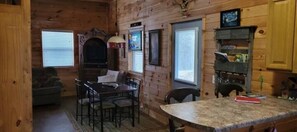 Dining - Collier Cabin in Pine Hollow ~ Eminence, MO
(Birch Tree)