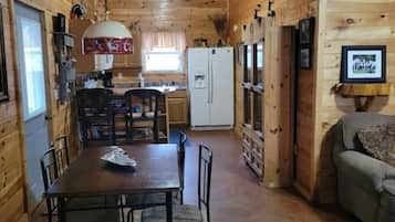 TV, DVD player, books, video library