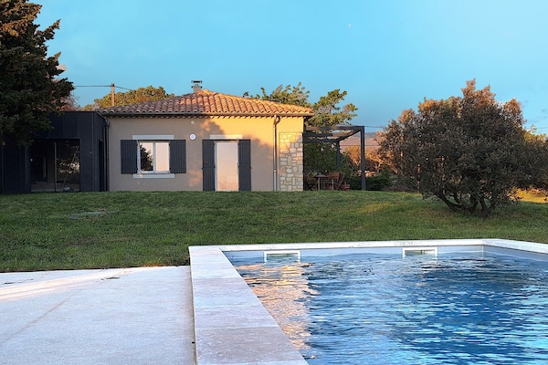 Vue depuis la piscine