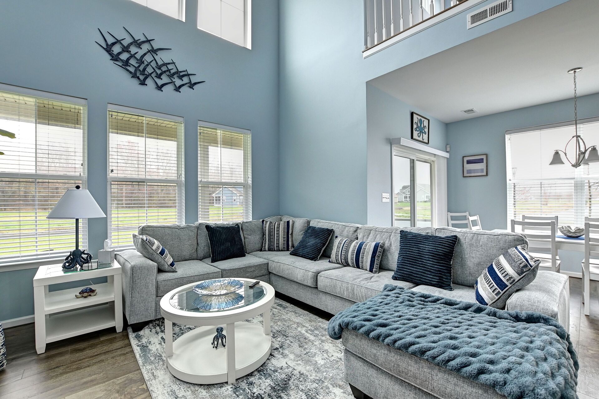 Incredible 4 bedroom end unit in Bishop's Landing Community! WIFI at home, Community Pool, Shuttle service to the beach, Pickleball courts and more!