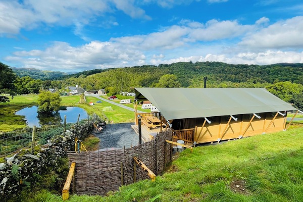 Cabin, 3 Bedrooms (Safari Lodge with Hot Tub) | Premium bedding, individually decorated, bed sheets