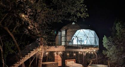 Treehouse!! Serenity Dome With Private Hot Tub!
