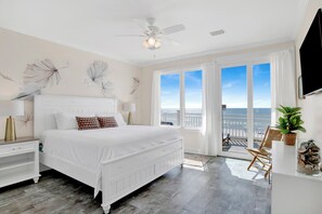 5 bedrooms, iron/ironing board, free WiFi, bed sheets - Sandy Hideaways - Beachfront, Pet Friendly (Gulf Shores)