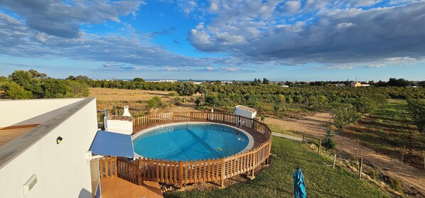 Landuitzicht vanuit accommodatie