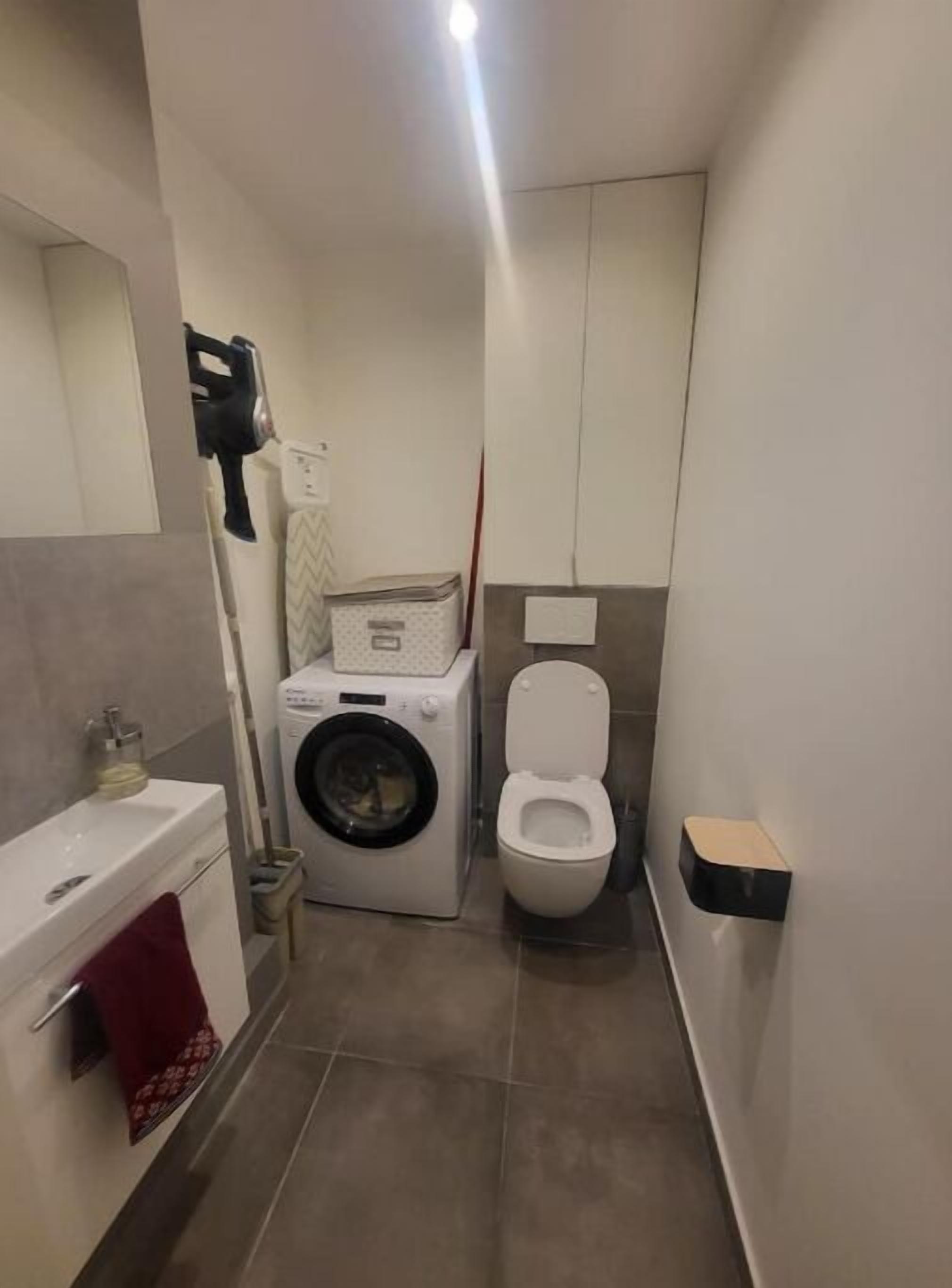 Towels, soap, toilet paper