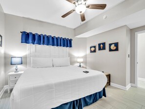 1 bedroom, iron/ironing board, free WiFi, bed sheets - ☀️End Unit with Great Views-1BR + Bunk Nook Shores of Panama 1002☀️ (Panama City Beach)