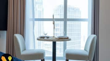 Exclusive-studiolejlighed | Spisning på værelset