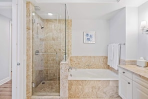 Shower, hair dryer