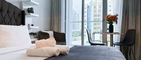 1 Schlafzimmer, Bügeleisen/Bügelbrett, kostenloses WLAN, Bettwäsche