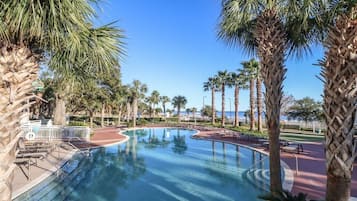 Indoor pool, outdoor pool