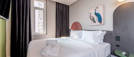 Free WiFi, bed sheets