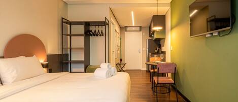 Basic-lejlighed | Gratis Wi-Fi, sengetøj