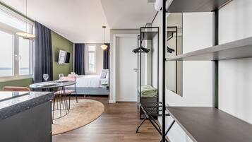 1 quarto, Wi-Fi de cortesia, roupa de cama