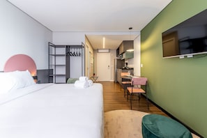 Apartament bàsic | 1 dormitori, wifi gratuïta i roba de llit