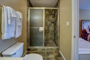 Hair dryer, towels