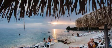 Plage, bar de plage