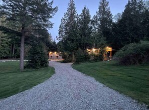 Property grounds - Cabins on Cortes Island, pet friendly, private near lake on large property. (Mansons Landing)