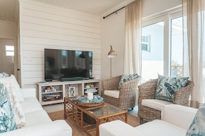 Smart TV, DVD player, stereo