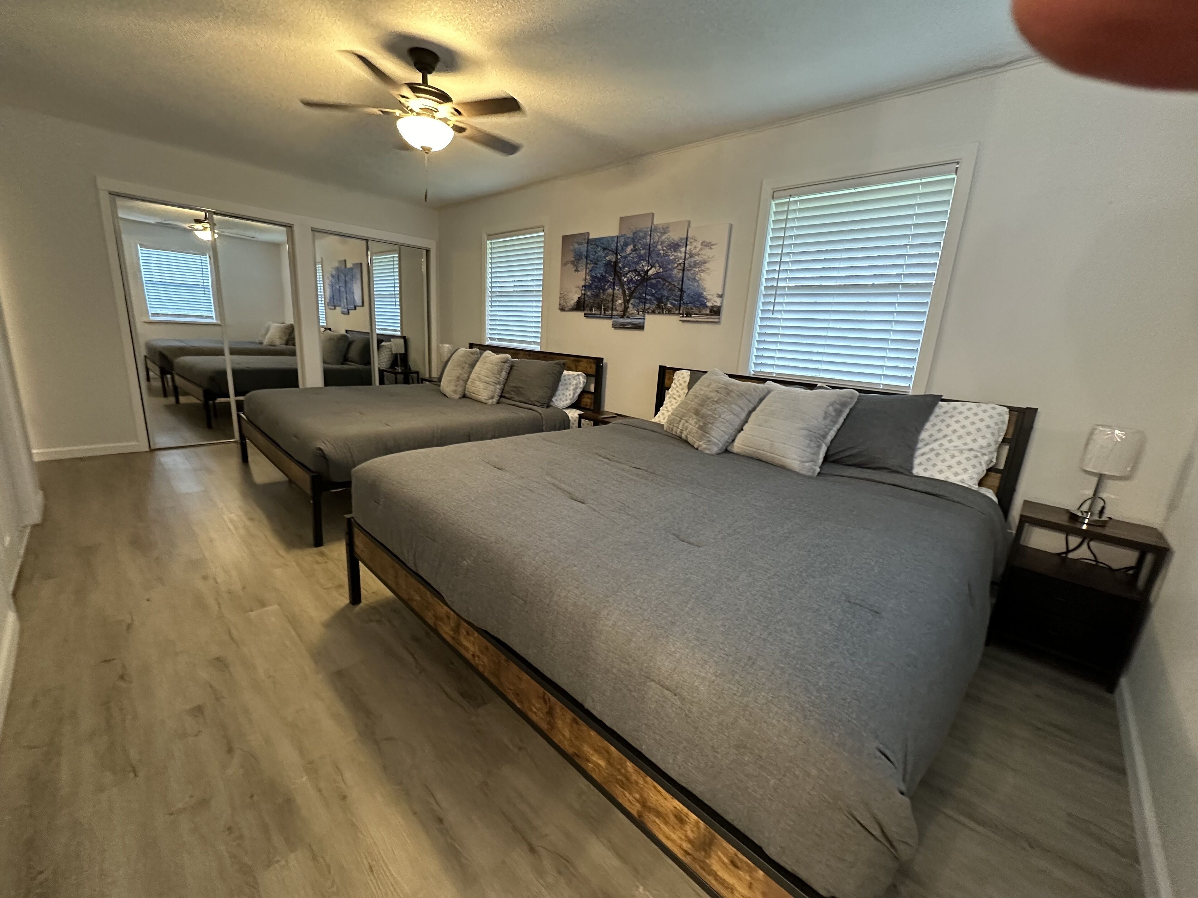 2 bedrooms, iron/ironing board, travel cot, free WiFi